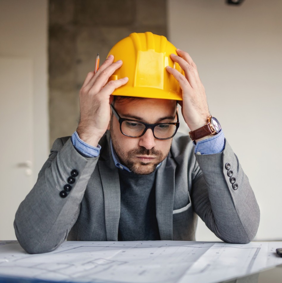 Stressed construction contactor